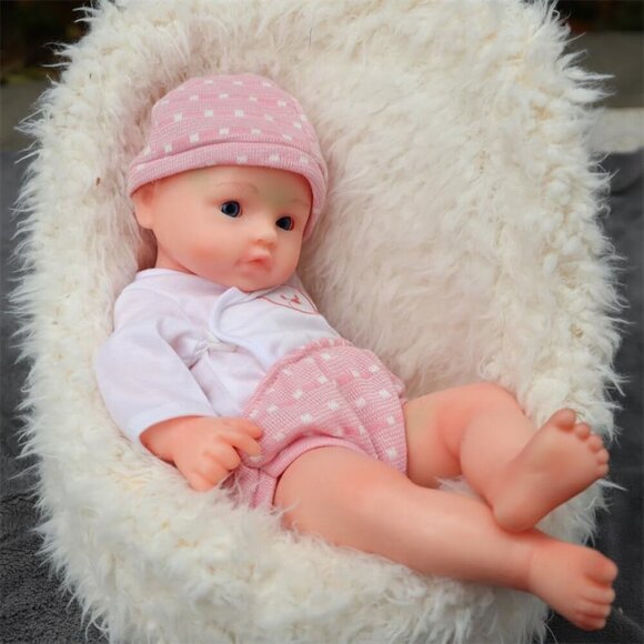 🆕 16.5Inches Soft Vinyl Body Realistic Reborn Baby Boy Doll - Picture 4 of 8